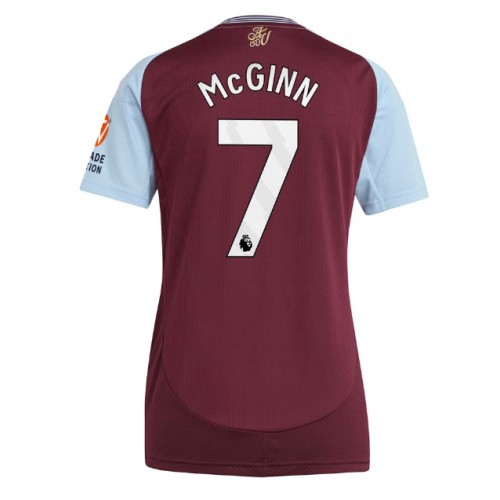 Aston Villa John McGinn #7 Domaci Dres za Ženska 2024-25 Kratak Rukav